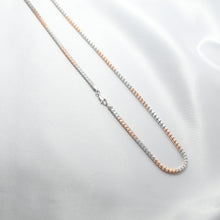 Load image into Gallery viewer, Dual tone Box Chain | 92.5 silver