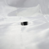 Bold Black Square ring
