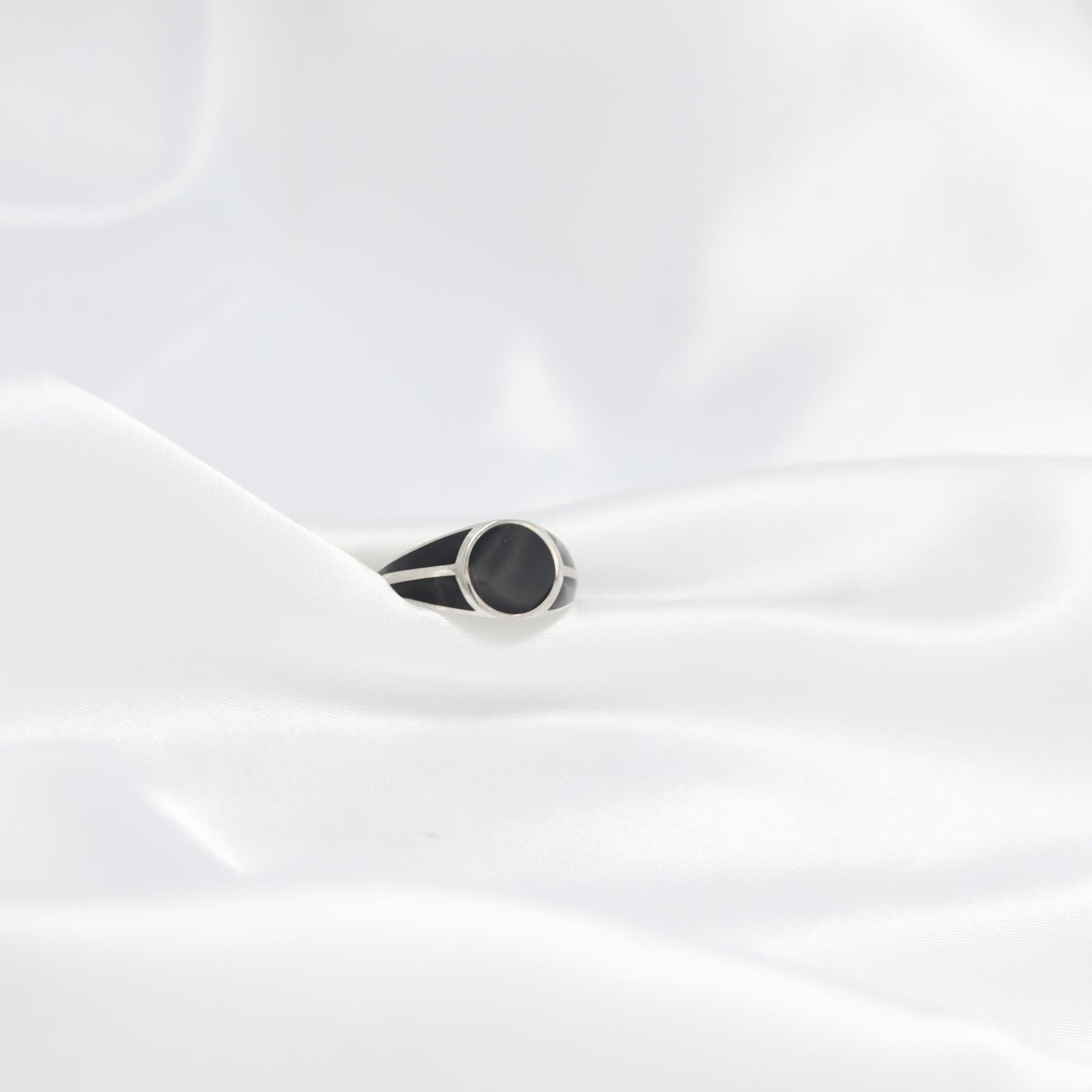 Midnight Onyx Signet Ring