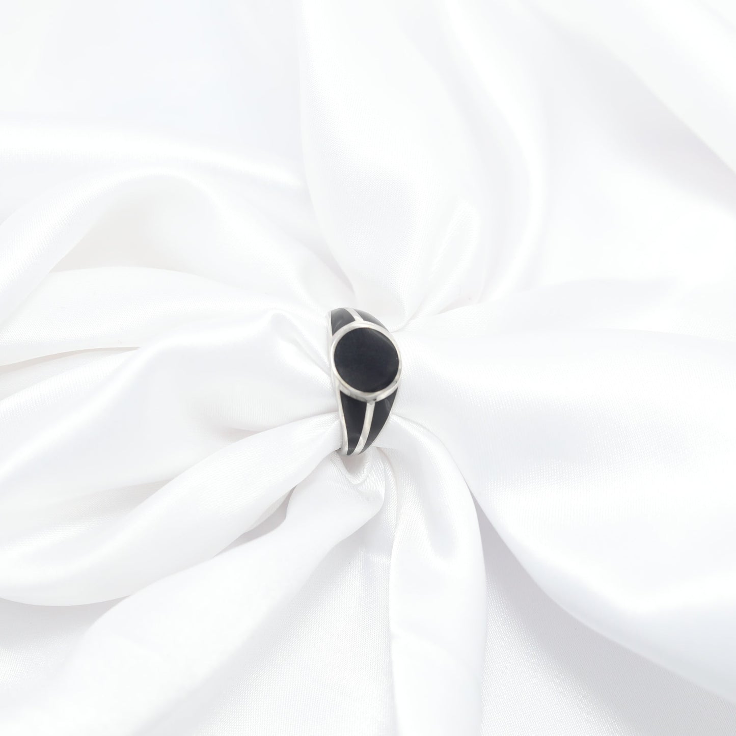 Midnight Onyx Signet Ring
