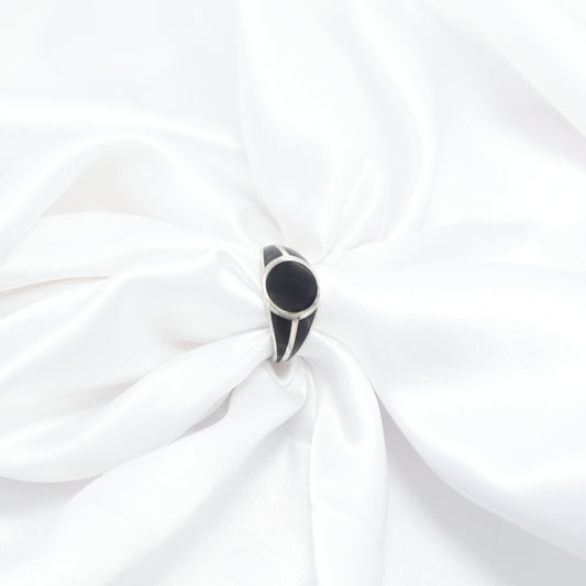 Midnight Onyx Signet Ring