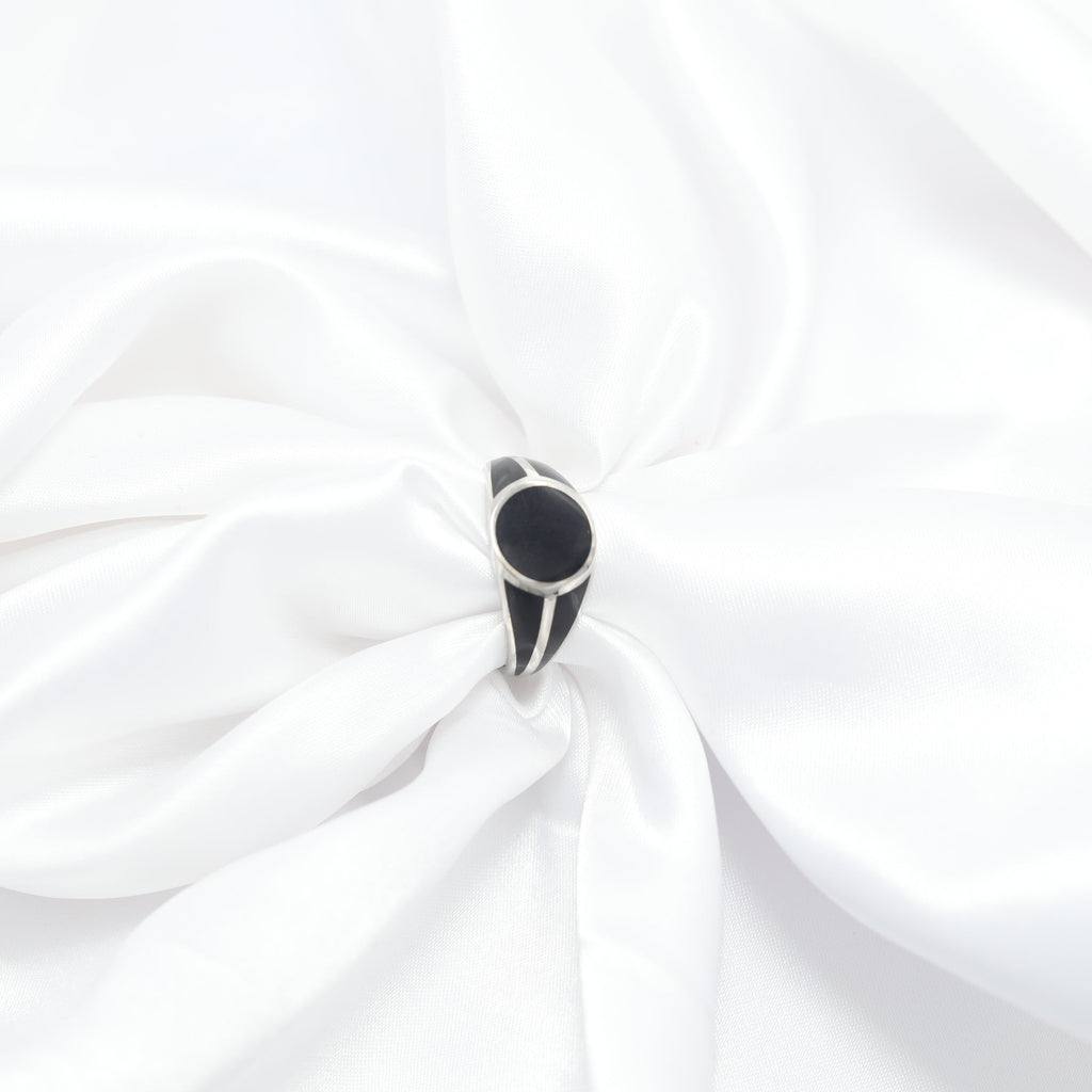Midnight Onyx Signet Ring