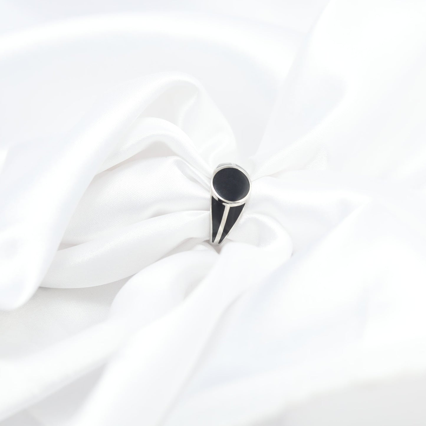 Midnight Onyx Signet Ring