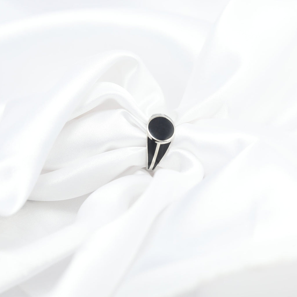 Midnight Onyx Signet Ring