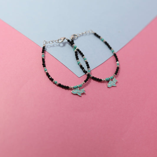 Adorable Plane Nazarmani Bracelets for Babies