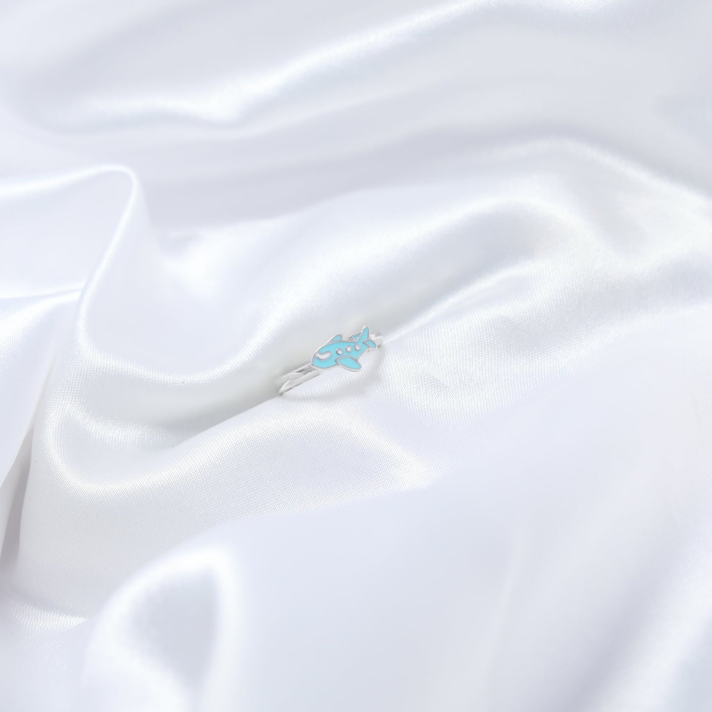 Adorable Airplane Kids' Ring – Fly High in Style!