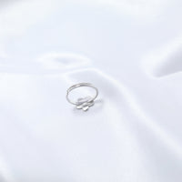 Blue Blossom Kids' Silver Ring