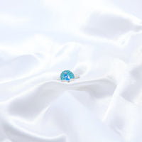 Peacock Charm Kids' Silver Ring