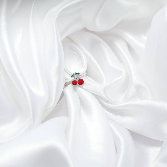 Cherry Kid's Silver Ring