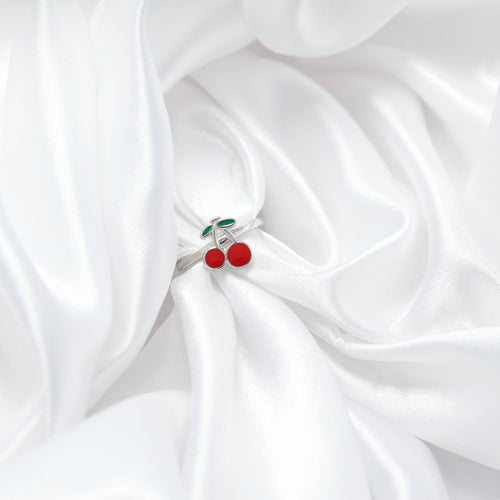 Cherry Kid's Silver Ring