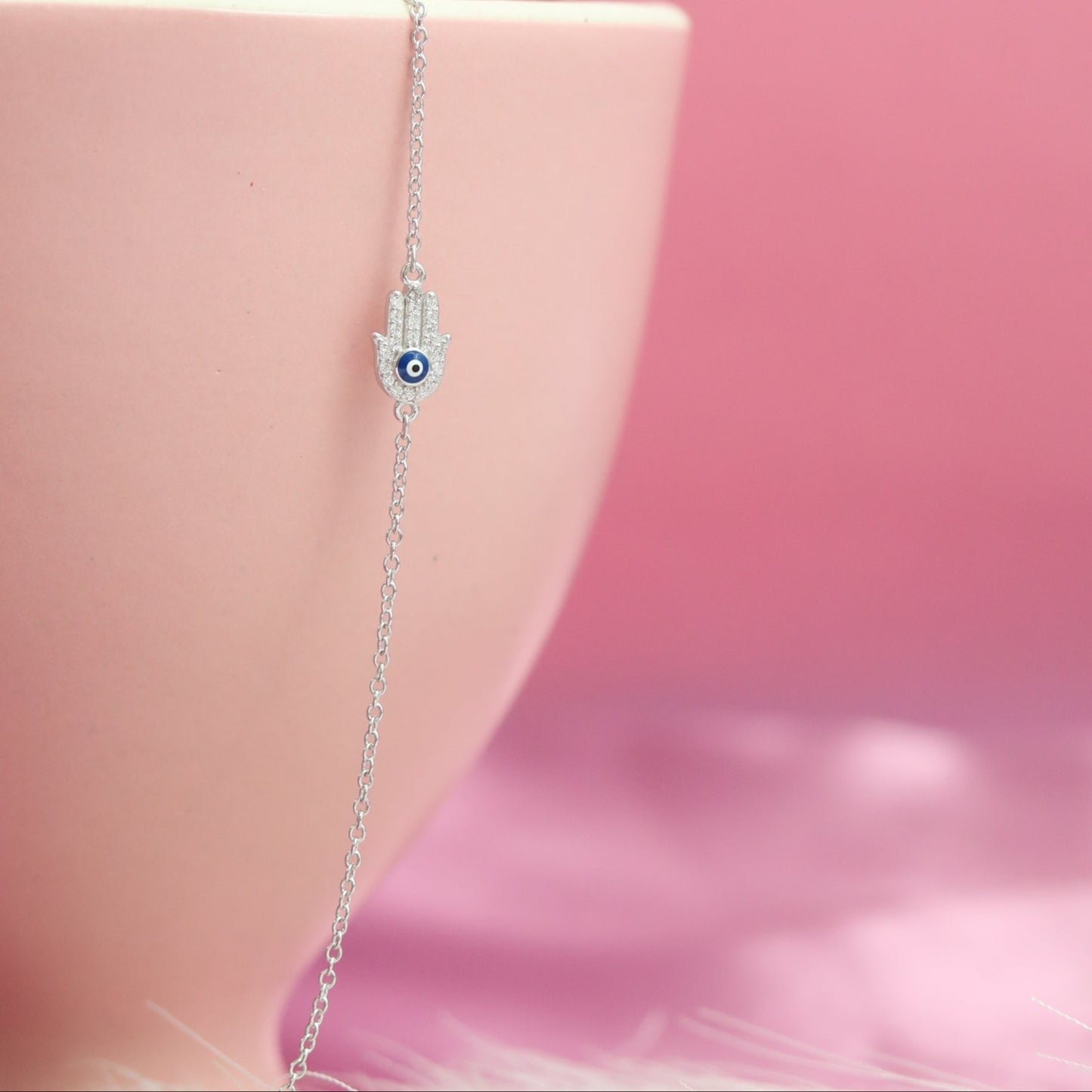 Hamsa Evil Eye Bracelet