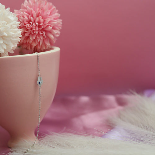 Hamsa Evil Eye Bracelet