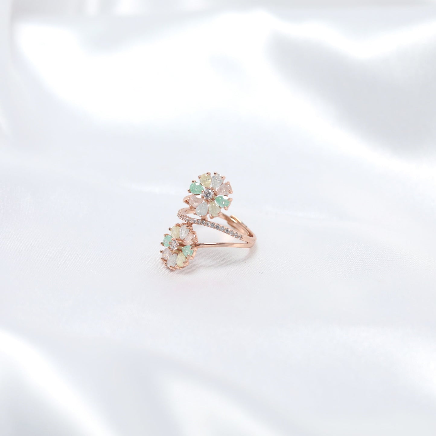 Twin Bloom Ring