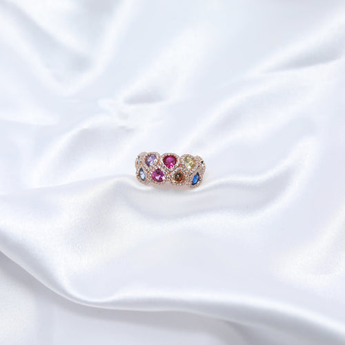 Celestial Harmony Multicolor Ring