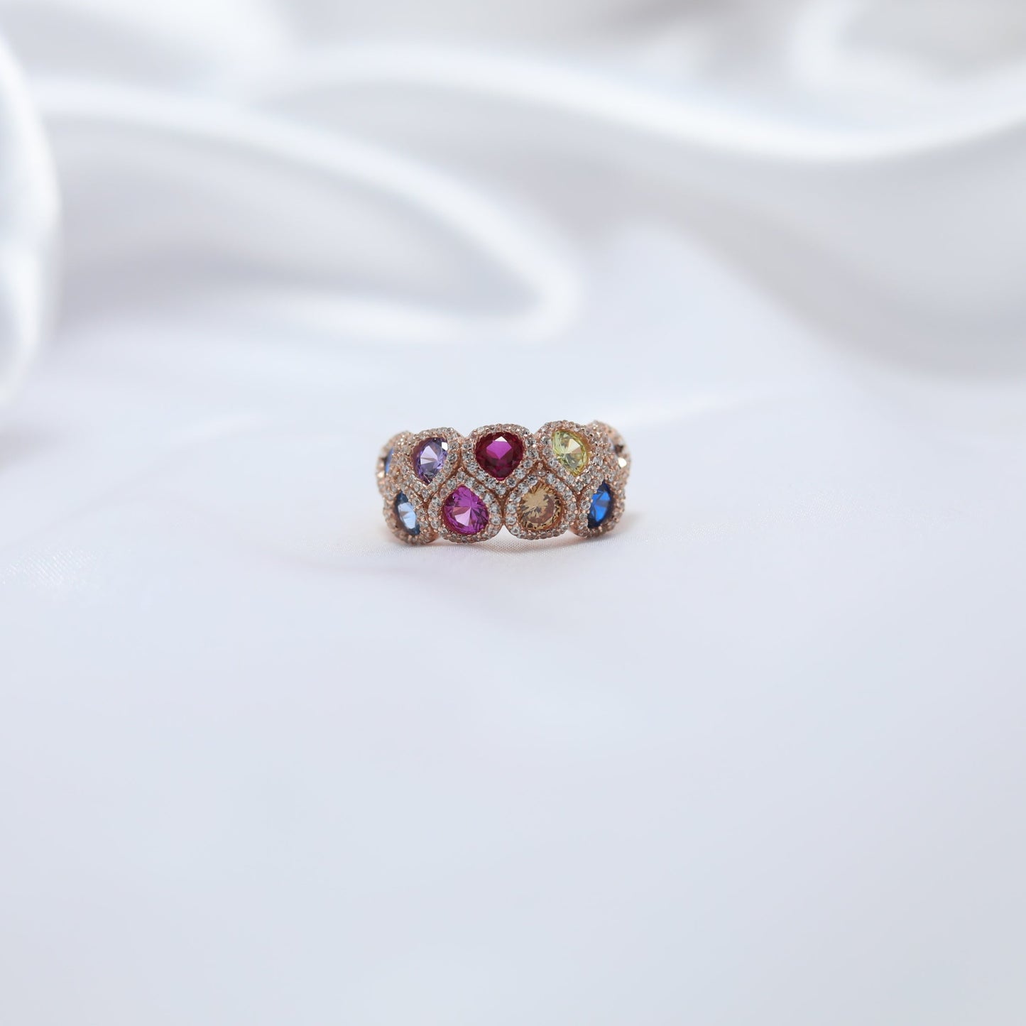 Celestial Harmony Multicolor Ring