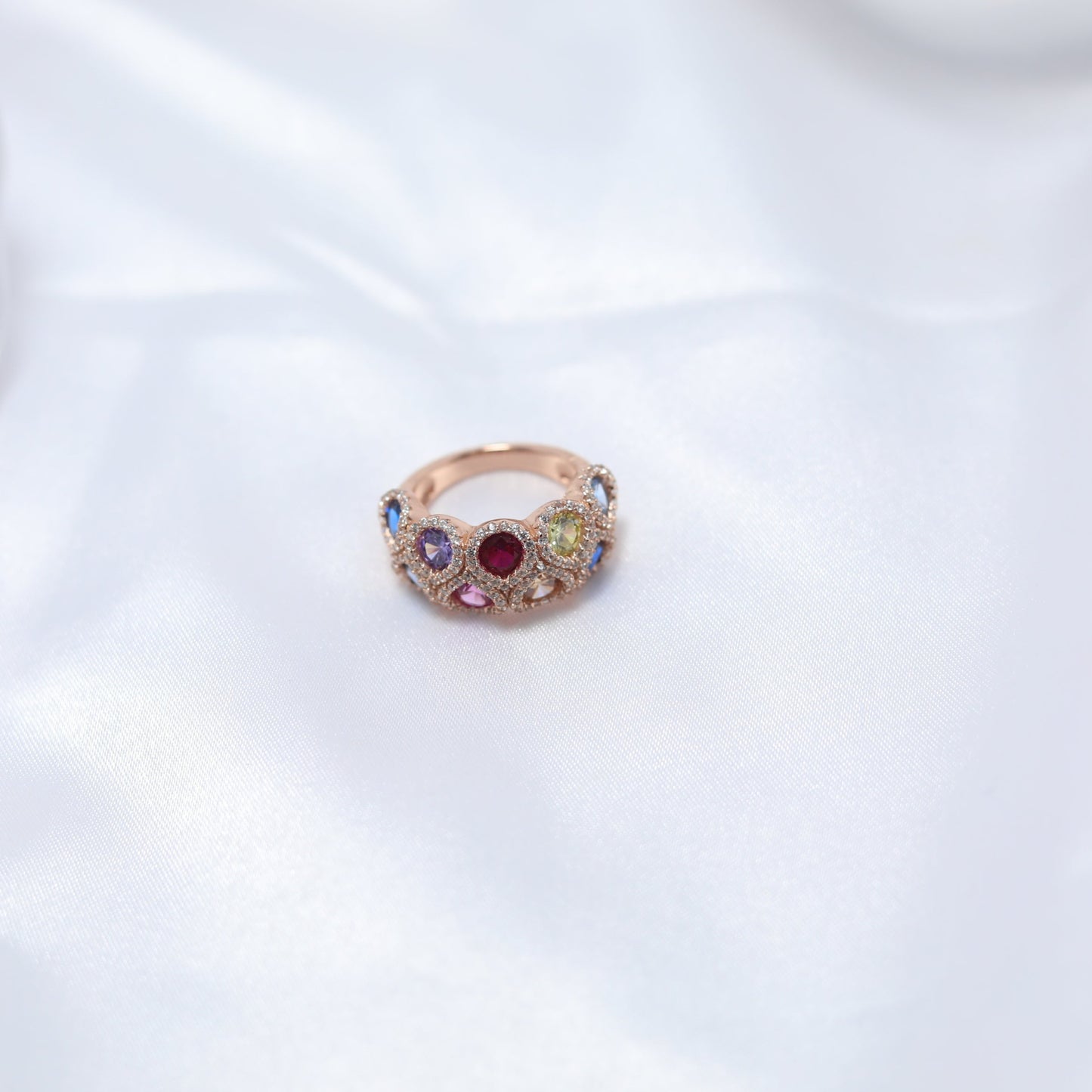 Celestial Harmony Multicolor Ring