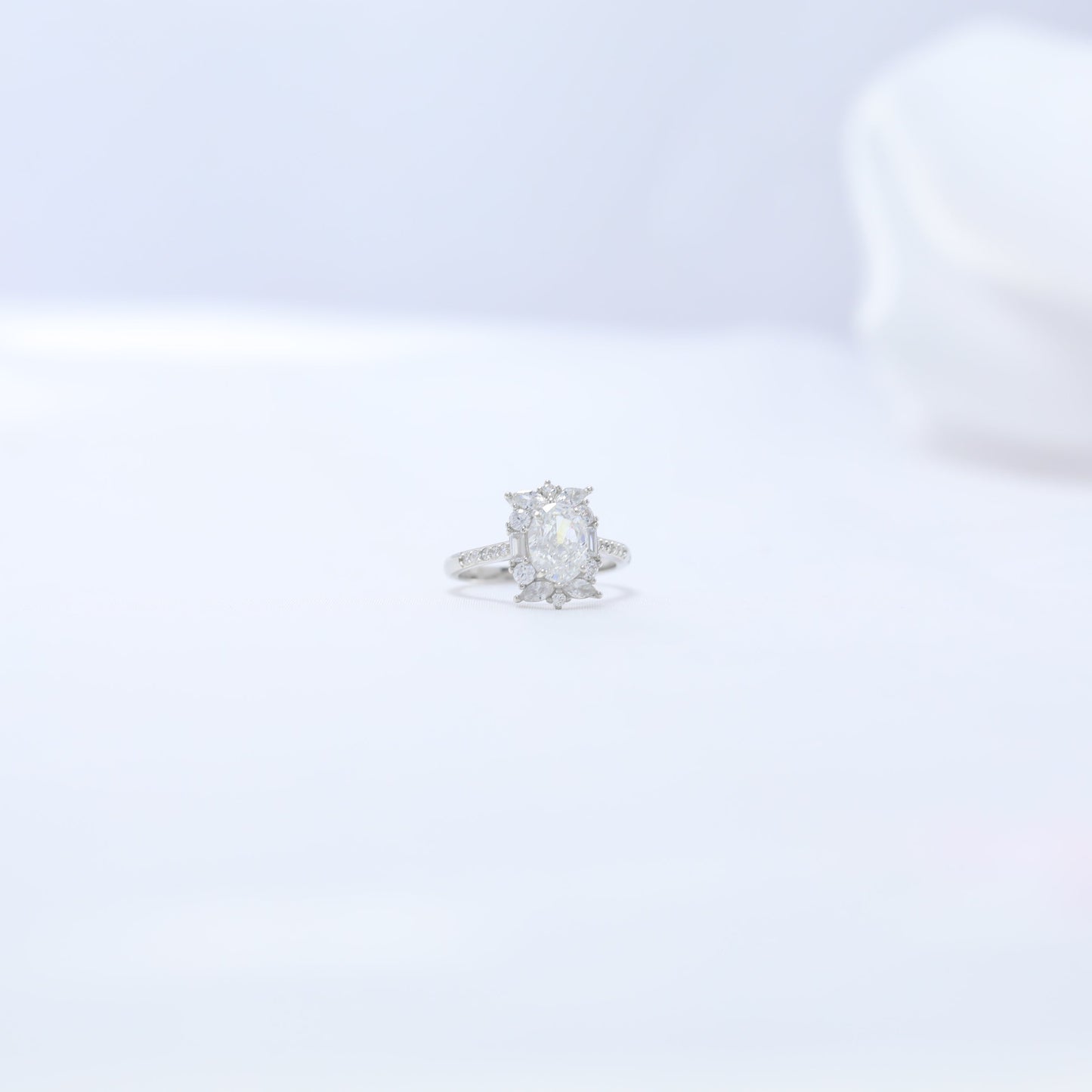 Rimjhim Ring - White