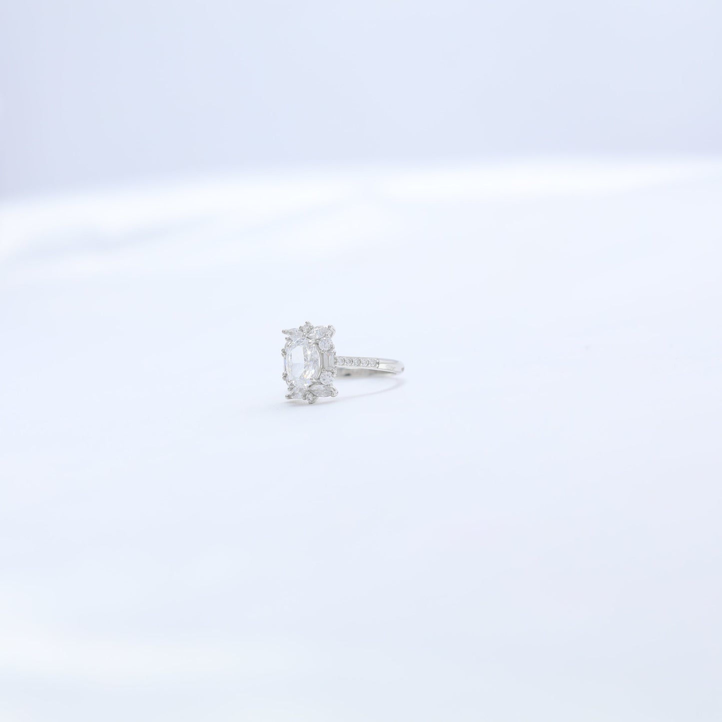 Rimjhim Ring - White