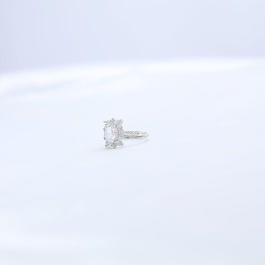 Rimjhim Ring - White