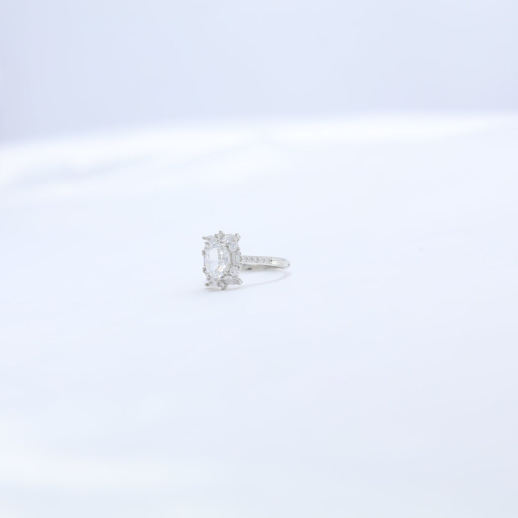 Rimjhim Ring - White