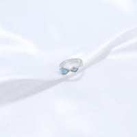 Infinity Larimar Ring