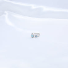 Load image into Gallery viewer, Infinity Larimar Ring