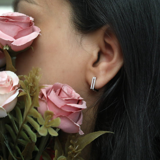 Studded Hoops