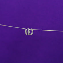 Load image into Gallery viewer, Classic Silver Bali Hoops