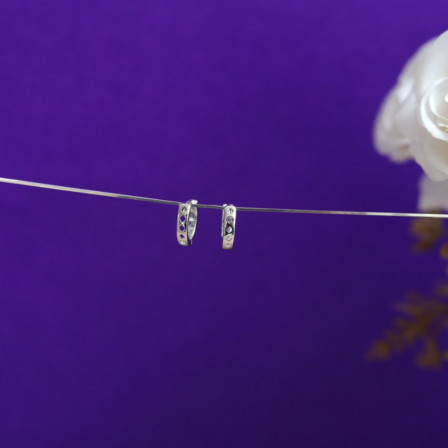 Classic Silver Bali Hoops