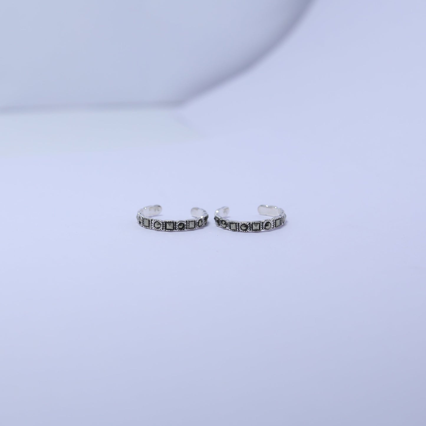 Vintage Marcasite Toe Rings