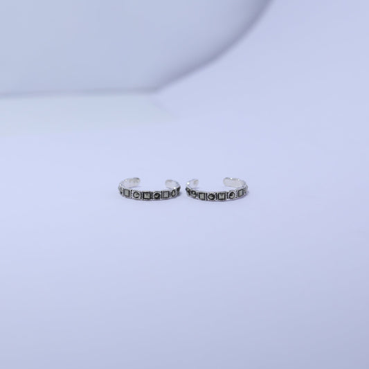 Vintage Marcasite Toe Rings