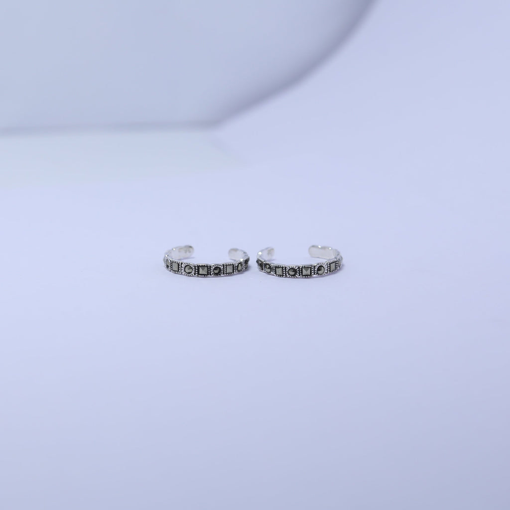 Vintage Marcasite Toe Rings