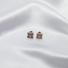 Load image into Gallery viewer, Sapphire Bloom Stud Earrings