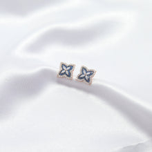 Load image into Gallery viewer, Sapphire Bloom Stud Earrings
