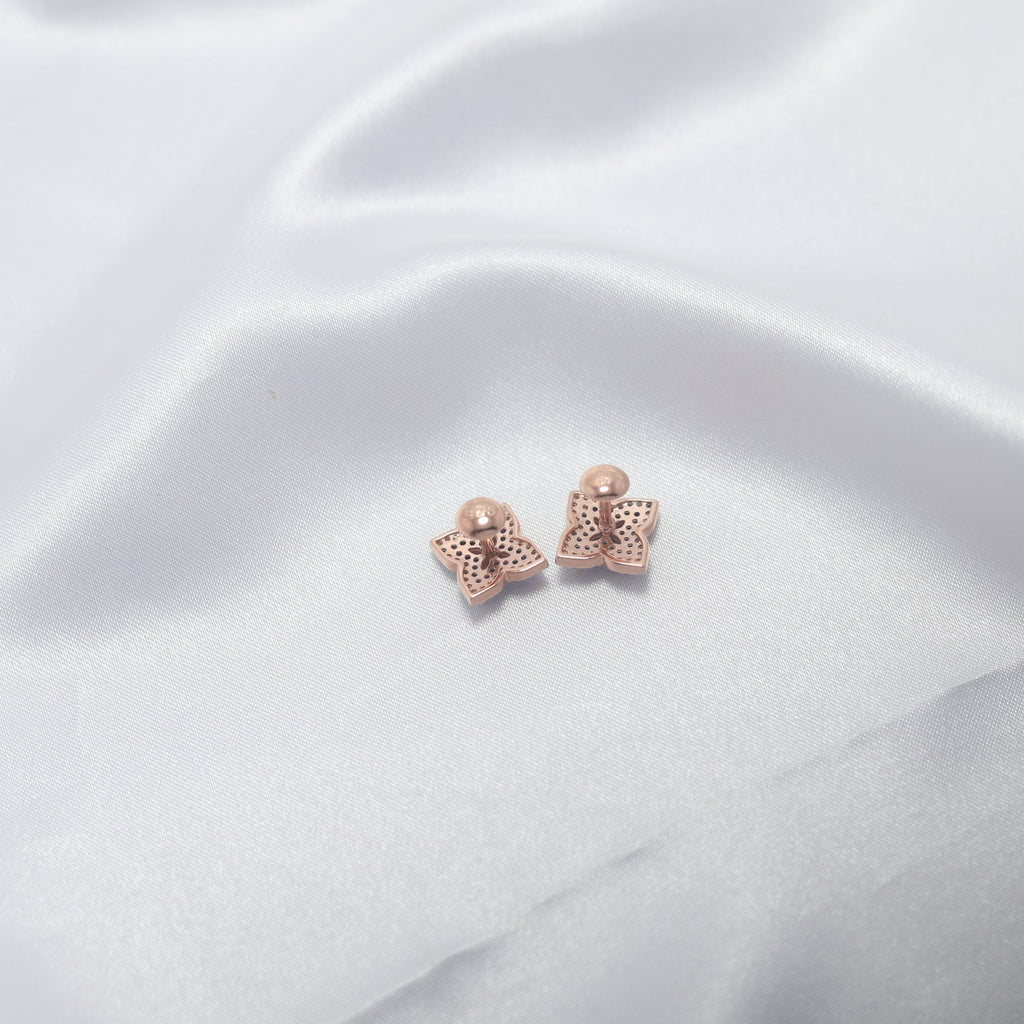 Sapphire Bloom Stud Earrings
