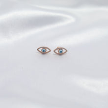 Load image into Gallery viewer, Evil Eye Protection Stud Earrings