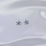 Starburst Evil Eye Stud Earrings