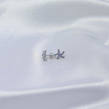 Load image into Gallery viewer, Starburst Evil Eye Stud Earrings