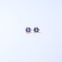Load image into Gallery viewer, Indigo Bloom Studs