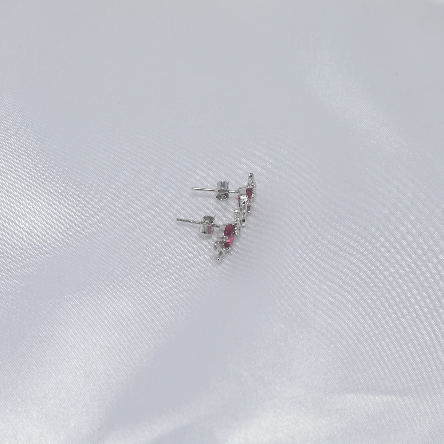 Ruby Owl Studs