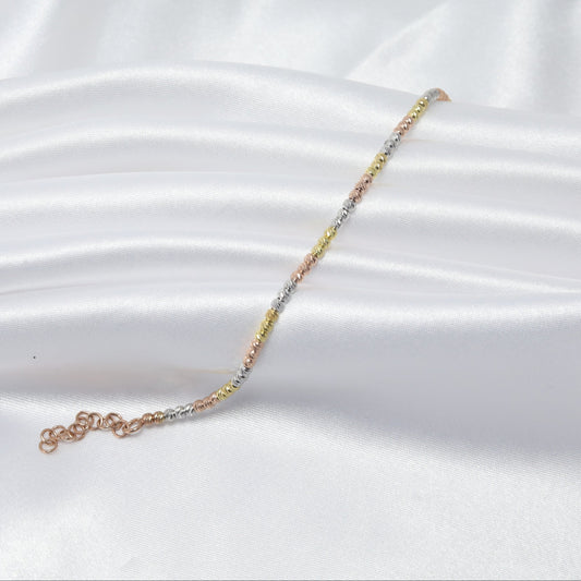 Trinity Spark — Three-Tone Bracelet