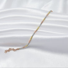 Load image into Gallery viewer, Trinity Spark — Three-Tone Bracelet