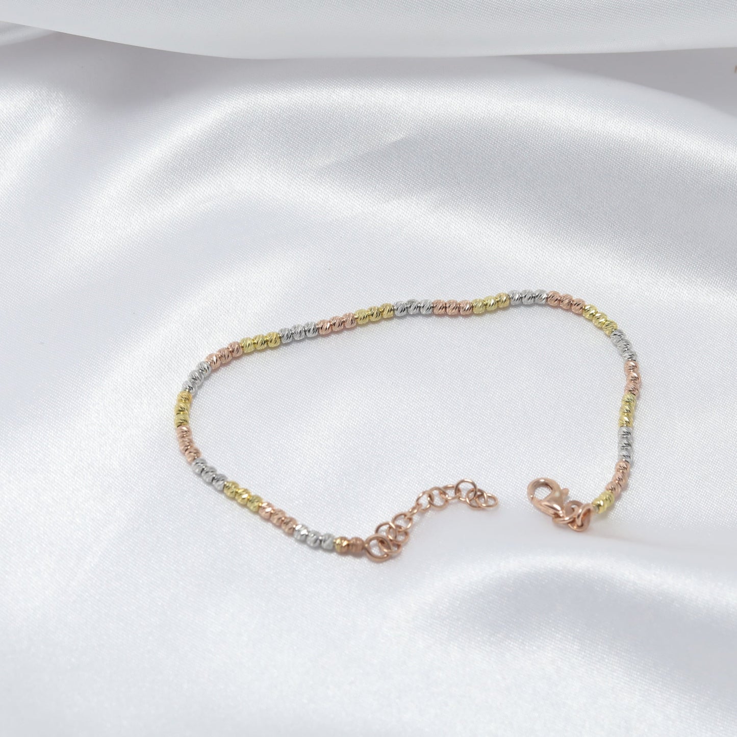 Trinity Spark — Three-Tone Bracelet
