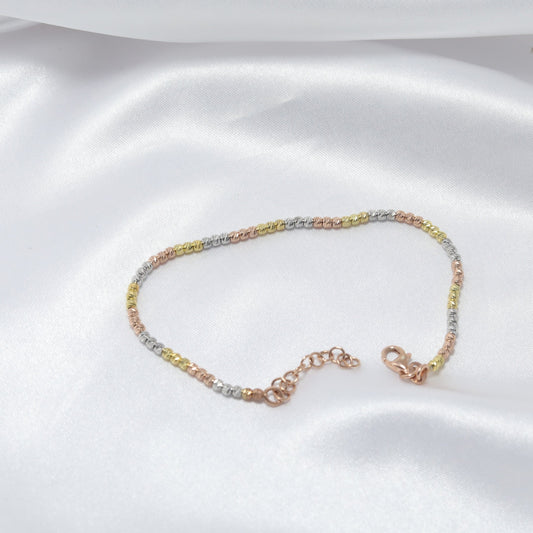 Trinity Spark — Three-Tone Bracelet