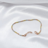 Trinity Spark — Three-Tone Bracelet