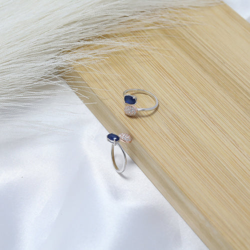 Sapphire Grace Toe Rings