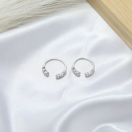 Triveni Toe Ring