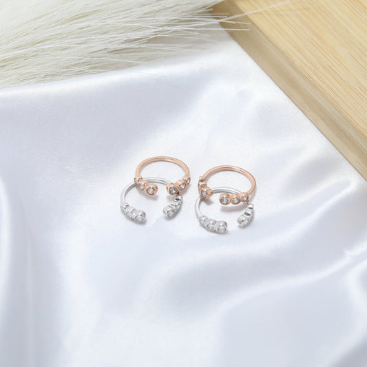 Triveni Toe Ring