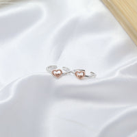 Heartbeat Charm Toe Rings