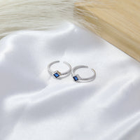 Midnight Muse – Sapphire Spark Toe Rings